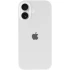 Чехол Silicone Case с закрытым низом для Apple iPhone 16 Pro – Белый / White. Фото 5 из 13