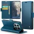 Кожаный чехол-книжка CaseMe Nappa leather для Xiaomi Redmi Note 15 4G/5G (EU) – Blue. Фото 7 из 10