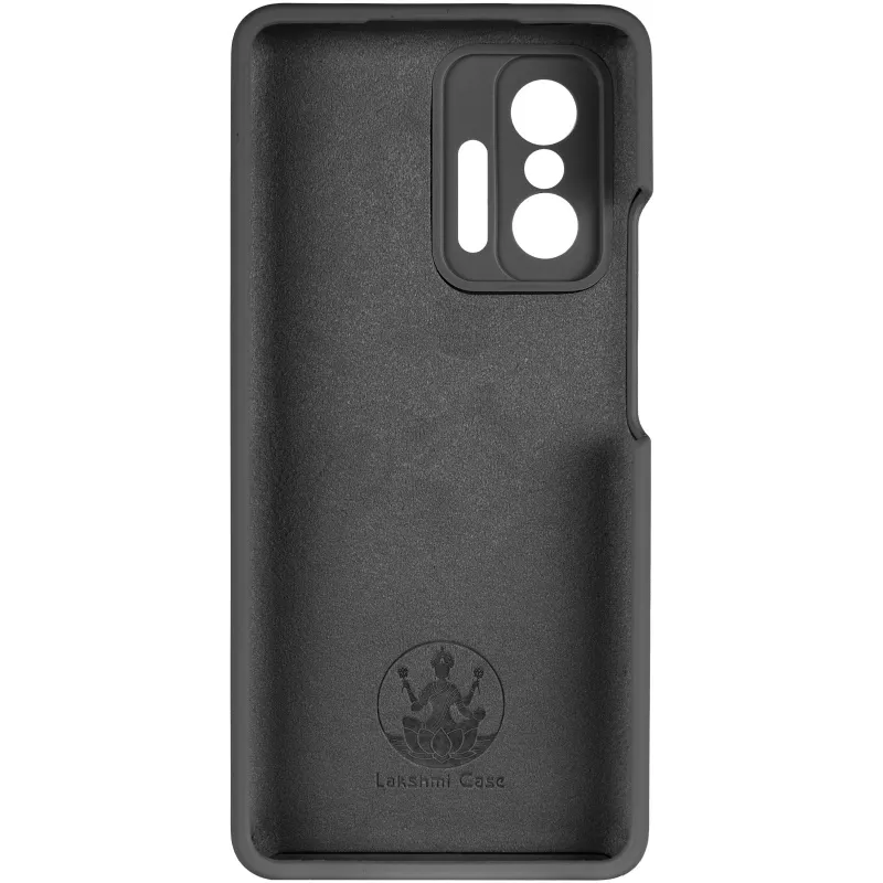 Чохол Silicone Case Lakshmi Premium із закритою камерою для Xiaomi 11T / 11T Pro – Чорний / Black. Фото 6 з 8