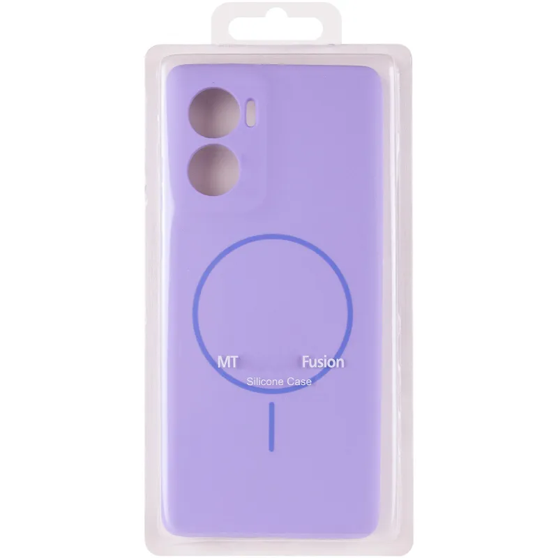 Чохол Silicone Cover Lakshmi Full Camera (AA) with Magnetic Fit для Motorola Moto G06 – Бузковий / Dasheen. Фото 5 з 5