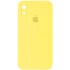 Чохол Silicone Case Square з захистом камери на Apple iPhone XR (6.1") – Жовтий / Yellow. Фото 1 з 1