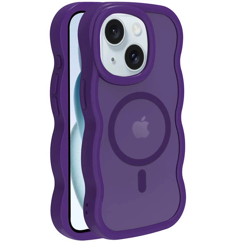 Чехол Solid with MagSafe для Apple iPhone 15 (6.1") – Purple. Фото 1 из 5