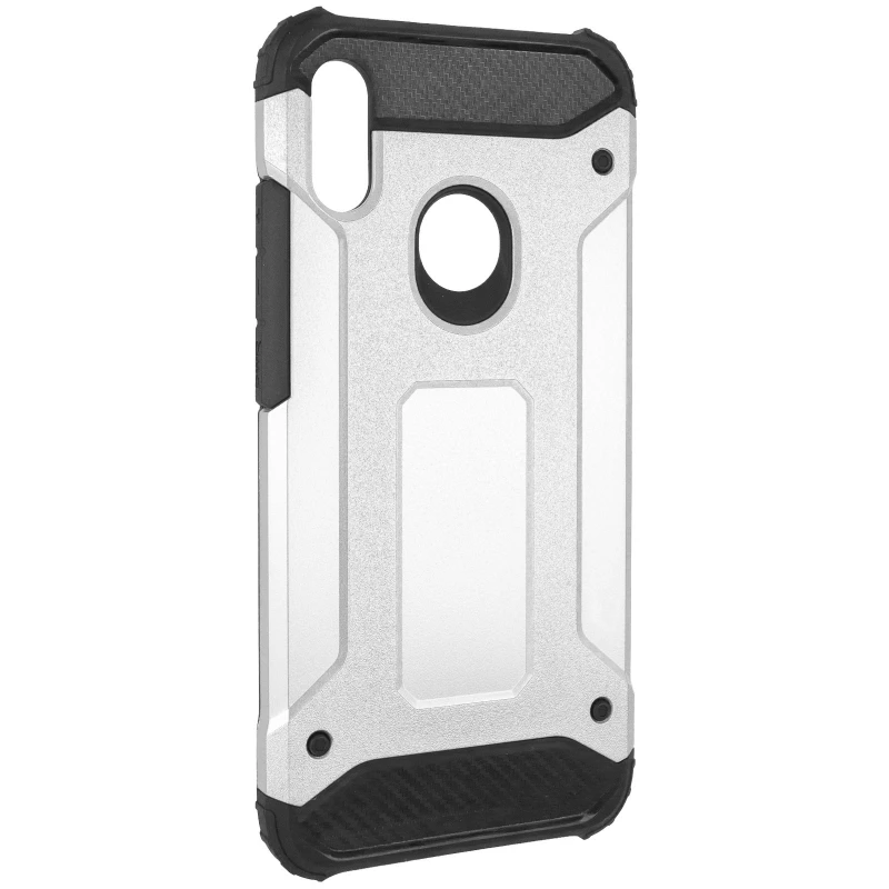 Противоударный чехол с усиленными углами Immortal для Xiaomi Redmi Note 7 / Note 7 Pro / Note 7s – Серебряный. Фото 2 из 6