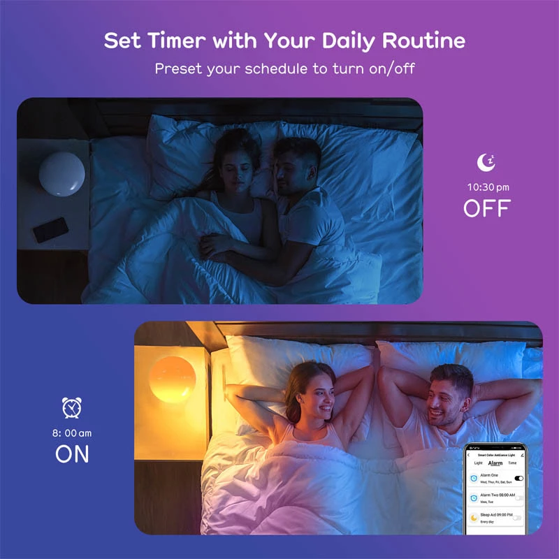 Настільний світильник SAL-010B Bluetooth USB interface with app – White. Фото 2 з 5