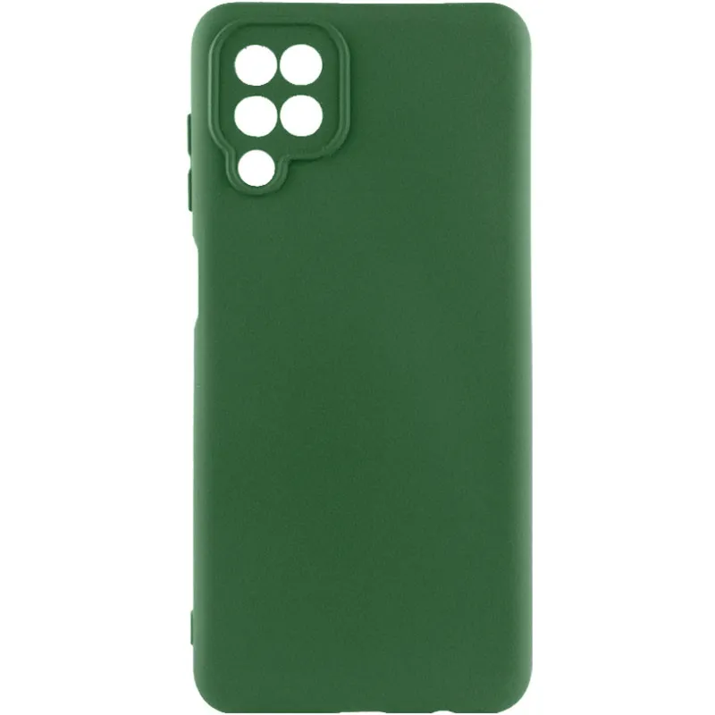 Чохол Silicone Cover Ummi Lakshmi Full Camera (AA) для Samsung Galaxy A12 – Зелений / Cyprus Green. Фото 1 з 1