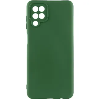 Чохол Silicone Cover Ummi Lakshmi Full Camera (AA) для Samsung Galaxy A12 — Зелений / Cyprus Green