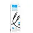 Кабель живлення для роутера/модема Hoco X129 Advantage Type-C-DC 12V (1m) – Black. Фото 2 з 6
