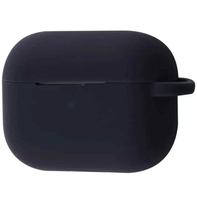 

Силіконовий футляр Shock-proof для навушників AirPods Pro + карабін (Чорний / Black)