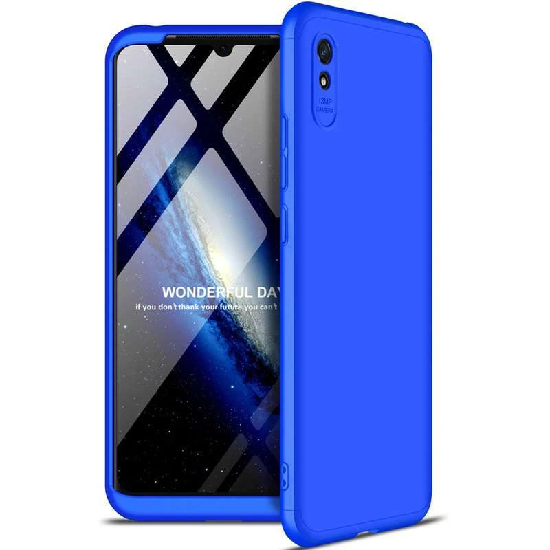 

Чохол із захистом 360 градусів GKK на Xiaomi Redmi 9A (Синій)