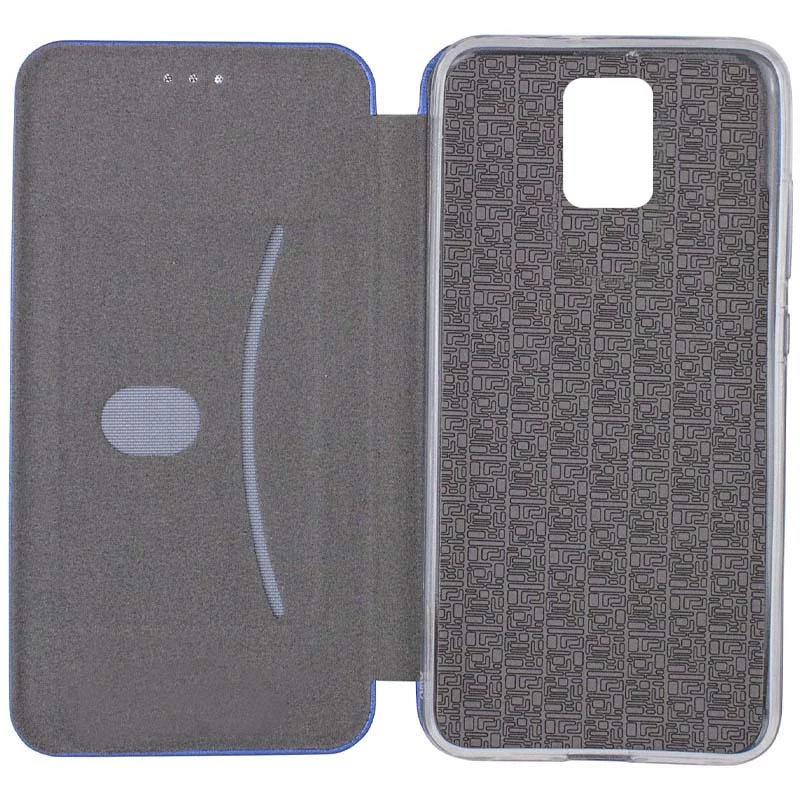 Чехол-книжка классический для Xiaomi Redmi Note 9s / Note 9 Pro / Note 9 Pro Max – Синий. Фото 4 из 7