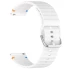 Силіконовий ремінець Wavy для Smart Watch 22mm – White. Фото 2 з 2