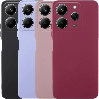Цветной силиконовый чехол GETMAN с закрытой камерой на Xiaomi Redmi 12