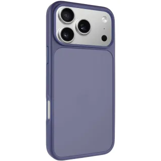 TPU+PC с металлическими кнопками для Apple iPhone 17 Pro (6.3") — Синий / Navy Blue