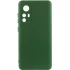 Чохол Silicone Case Lakshmi Plus з закритою камерою на Xiaomi Redmi Note 12S – Зелений / Dark green. Фото 1 з 4