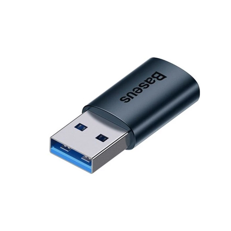 Перехідник Baseus Ingenuity Series Mini USB 3.1 to Type-C (ZJJQ000101) – Blue. Фото 1 з 3