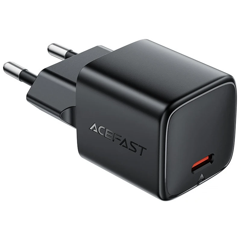 СЗУ Acefast A118 PD30W GaN (1USB-C) – Black. Фото 6 из 6