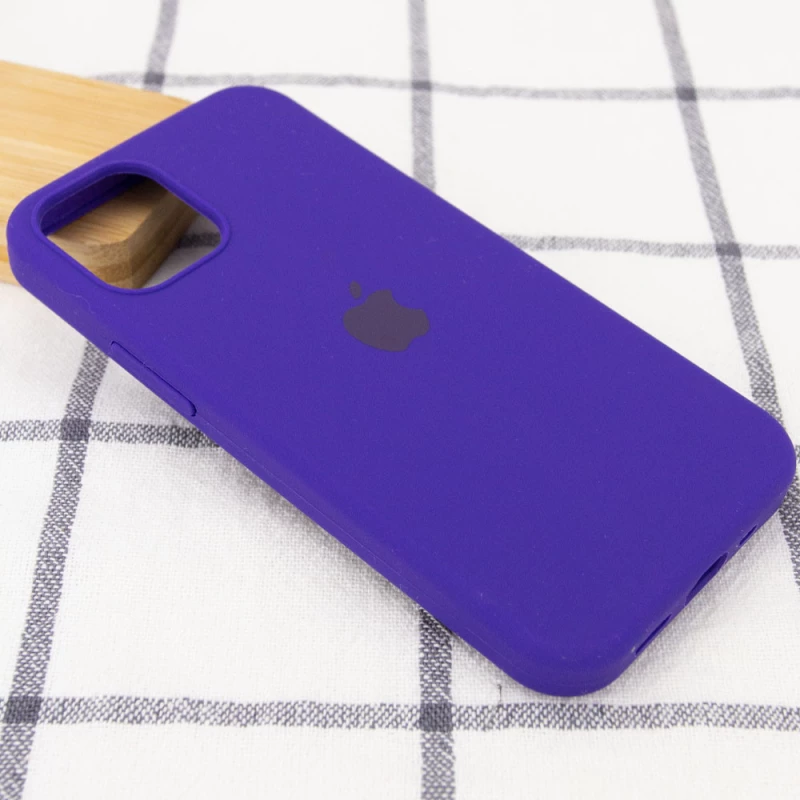 Чохол Silicone Case з закритим низом на Apple iPhone 15 (6.1") – Фіолетовий / Ultra Violet. Фото 2 з 3