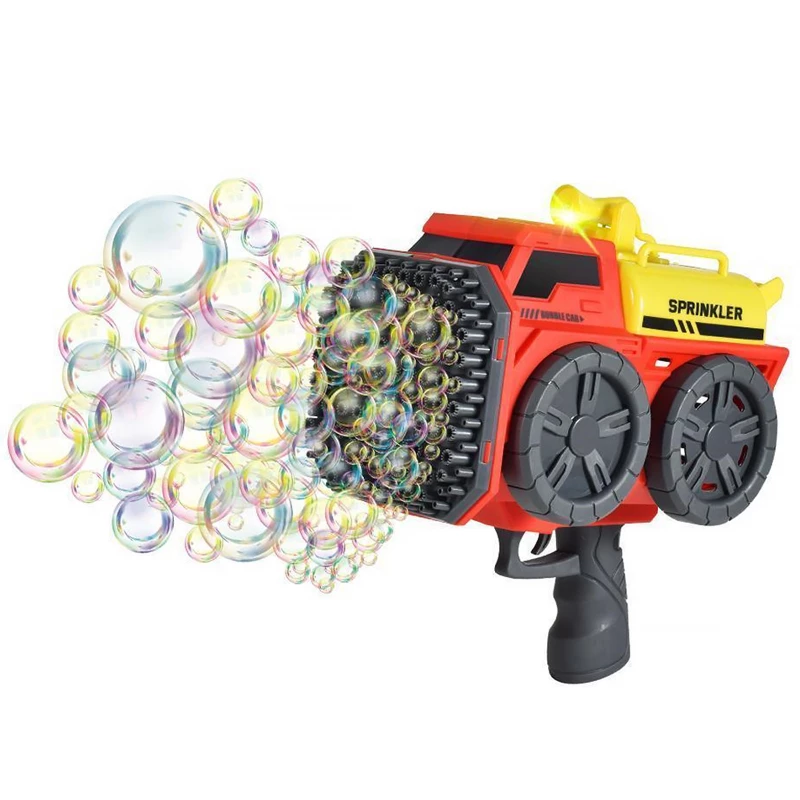 Пістолет з мильними бульбашками SHT KB1295 Truck на 139 отворів + 2xbottle 60ml – Red. Фото 1 з 4