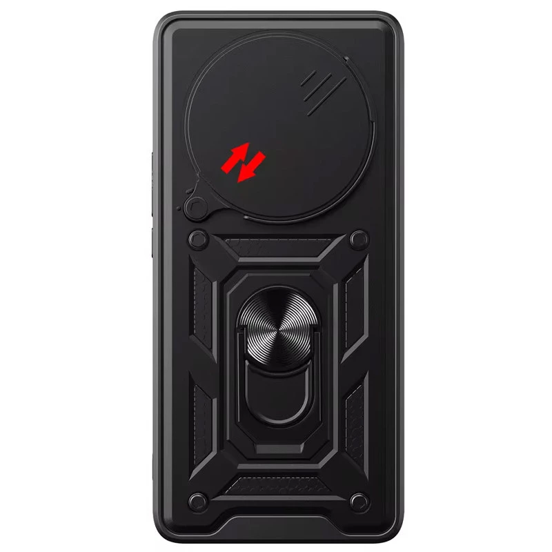 Протиударний чохол Serge Ring з захистом камери на Xiaomi 14 Ultra – Чорний. Фото 5 з 5
