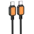 Дата кабель Hoco X108 Benefit 60W Type-C to Type-C (1m) – Black. Фото 1 з 5
