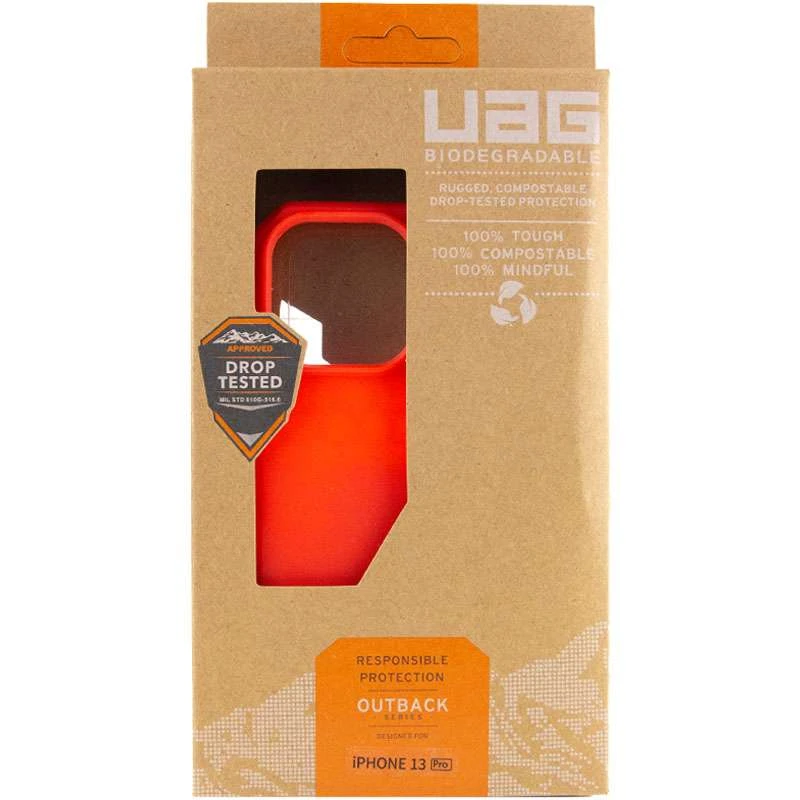 Чохол UAG OUTBACK BIO на Apple iPhone 13 Pro (6.1") – Червоний. Фото 12 з 13