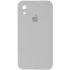 Чохол Silicone Case Square з захистом камери на Apple iPhone XR (6.1") – Сірий / Light Grey. Фото 1 з 1