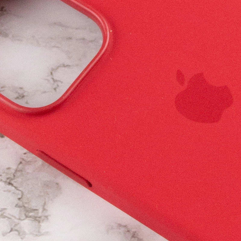 Чохол Silicone case (AAA) with Magsafe and Animation для Apple iPhone 13 Pro (6.1") – Червоний / Red. Фото 6 з 7