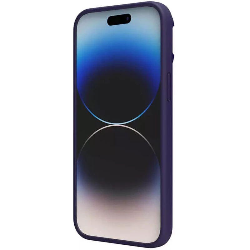 Чохол Nillkin Silicone LensWing Magnetic з закритою камерою на Apple iPhone 14 Pro (6.1") – Фіолетовий / Deep Purple. Фото 4 з 6