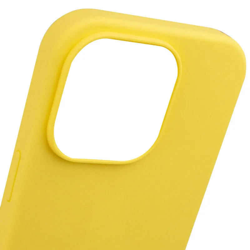 Чехол Silk Full Protective (AA) NO LOGO для Apple iPhone 15 Pro Max (6.7") – Желтый / Yellow. Фото 4 из 7