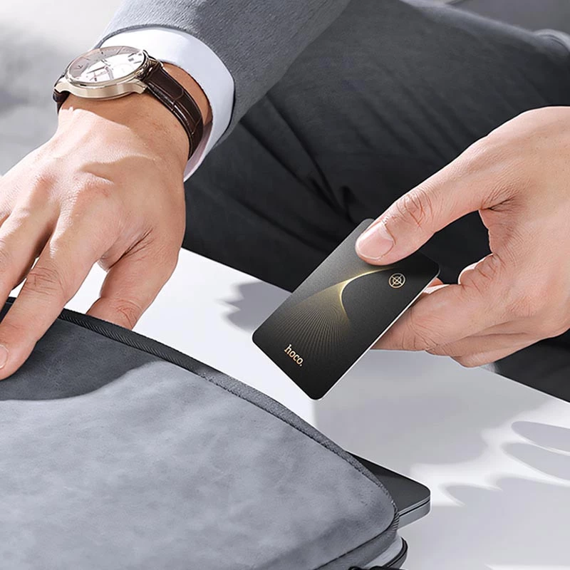 Трекер Hoco E92 Saviour smart positioning anti-lost device – Black. Фото 5 з 6