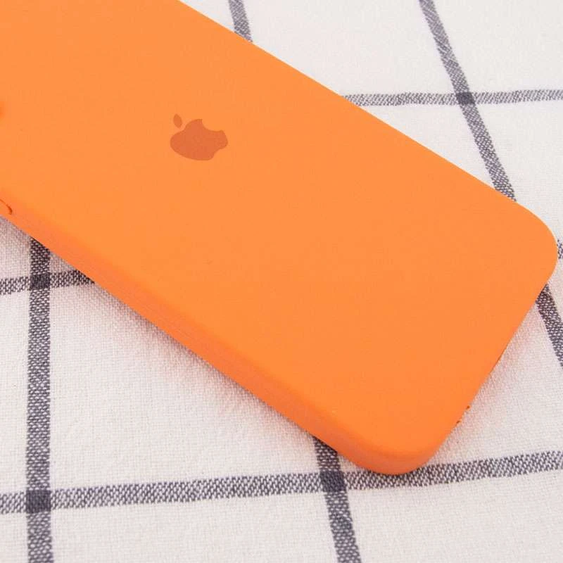 Чохол Silicone Case Square з захистом камери на Apple iPhone 11 (6.1") – Помаранчевий / Papaya. Фото 2 з 3