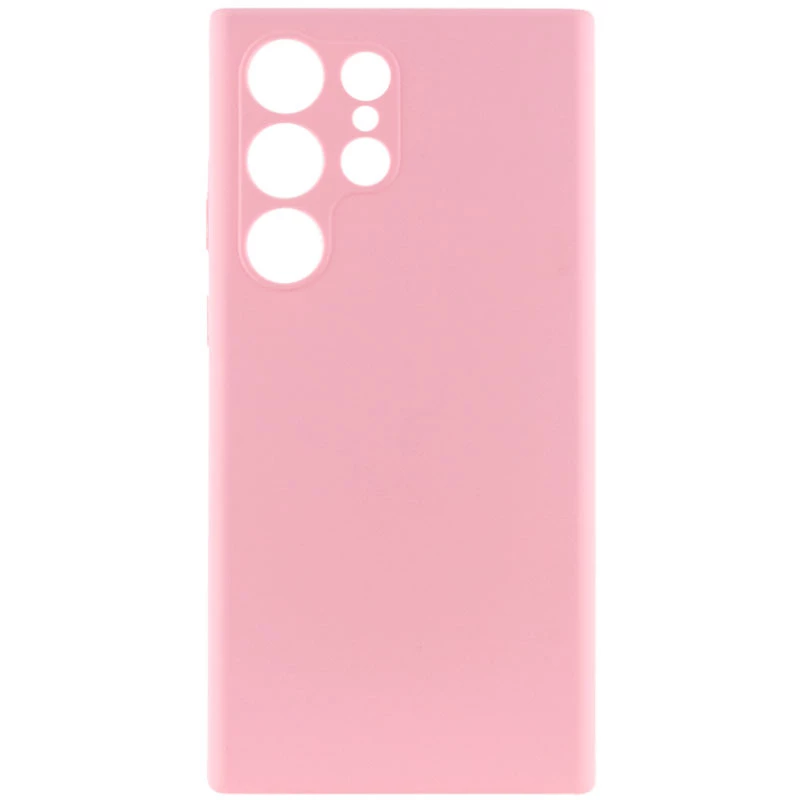 

Чехол Silicone Case Lakshmi Premium з закритою камерою на Samsung Galaxy S24 Ultra (Розовый / Light pink), Рожевий / light pink