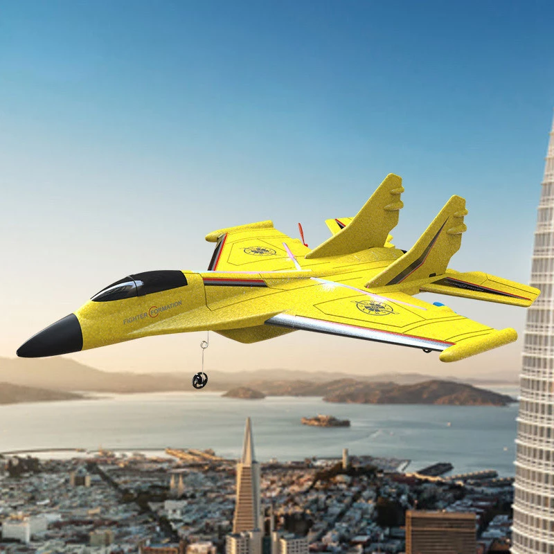 Літак на радіокеруванні SCHE HW37 New Foam – Yellow. Фото 2 з 5