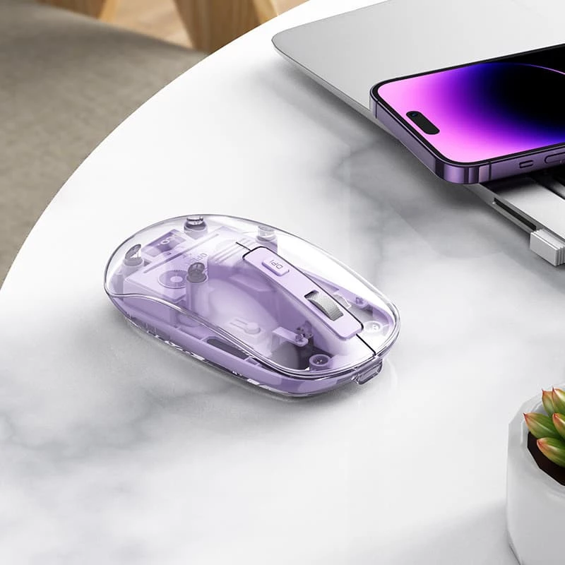 Миша Hoco GM29 Mysterios dual-mode – Romantic purple. Фото 5 з 6