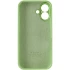 Чохол Silicone Case з захистом камери на Apple iPhone 16 Plus – М'ятний / Mint. Фото 8 з 8