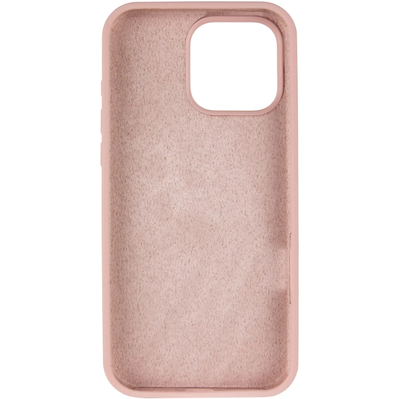 Чехол Silicone Case с закрытым низом для Apple iPhone 15 Pro Max (6.7") – Розовый / Pink Sand. Фото 5 из 8