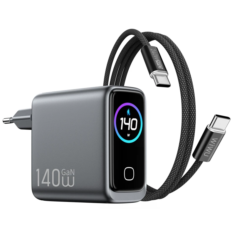 МЗП WIWU CHG200 Voyager PD140W+QC3.0 (1USB-A/3C) + кабель Type-C to Type-C фото 1 з 1