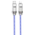 Дата кабель Hoco U113 Solid 20W Type-C to Lightning (1m) – Blue. Фото 1 з 6