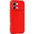 Цветной силиконовый чехол GETMAN с закрытой камерой на Infinix Note Edge – Красный / Dark Red. Фото 1 из 1