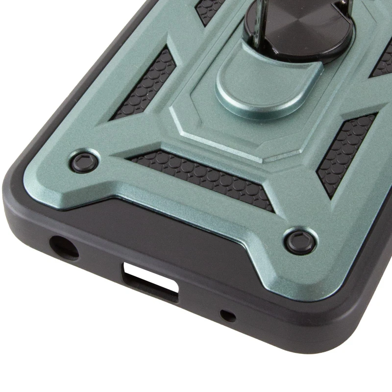 Ударопрочный чехол Ummi Camshield Serge Ring (in box) для Xiaomi Poco C71 – Зеленый / Green. Фото 8 из 8