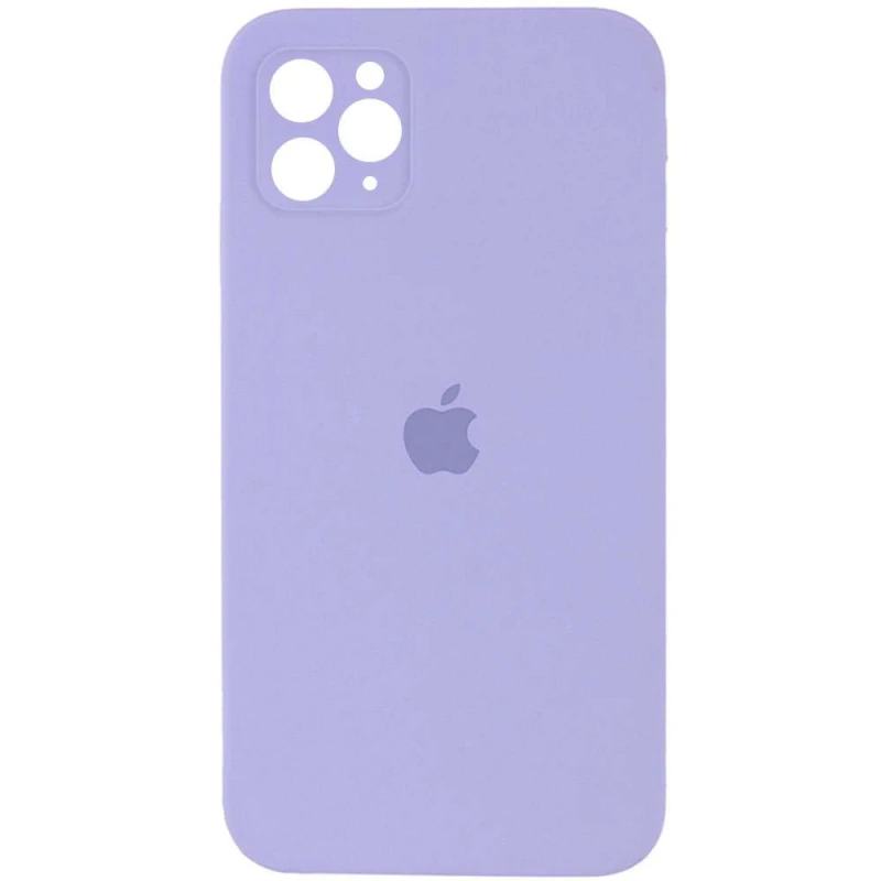 

Чехол Silicone Case Square с защитой камеры для Apple iPhone 11 Pro (5.8") (Сиреневый / Dasheen), Бузковий / dasheen