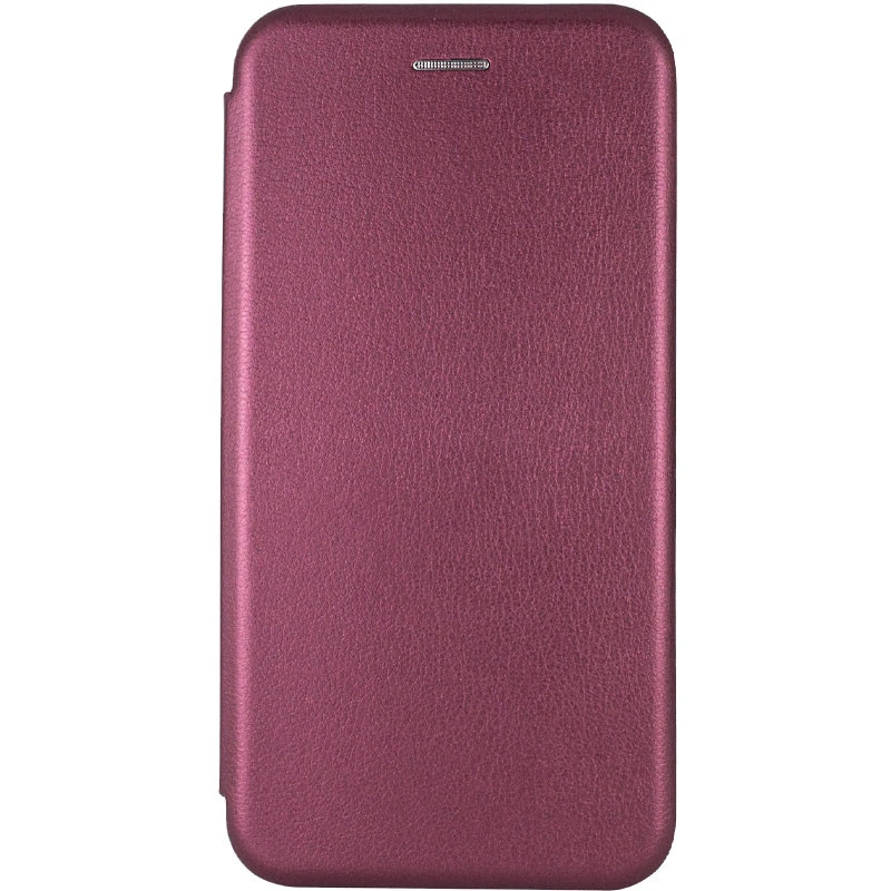 Чохол-книжка класичний на Apple iPhone XR (6.1") – Бордовий. Фото 1 з 3