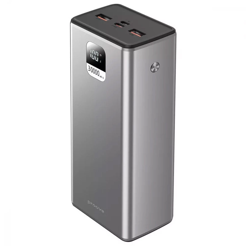 

Портативное зарядное устройство Proove Guardian 22.5W 30000 mAh (Metal gray)