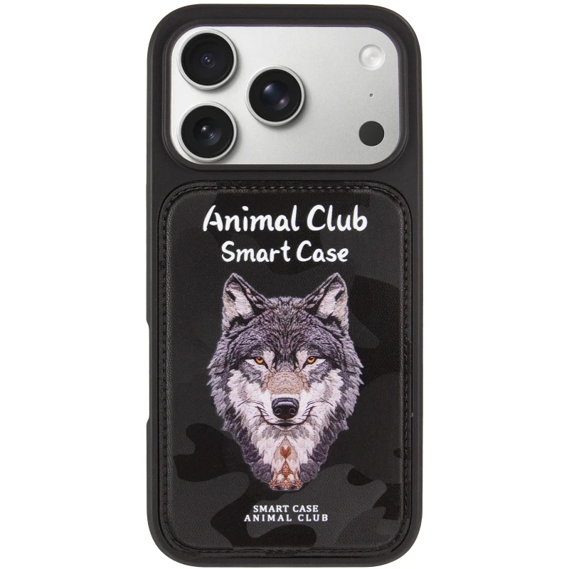 TPU+PC чохол Animal Club для Apple iPhone 17 Pro (6.3") – Black. Фото 4 з 8