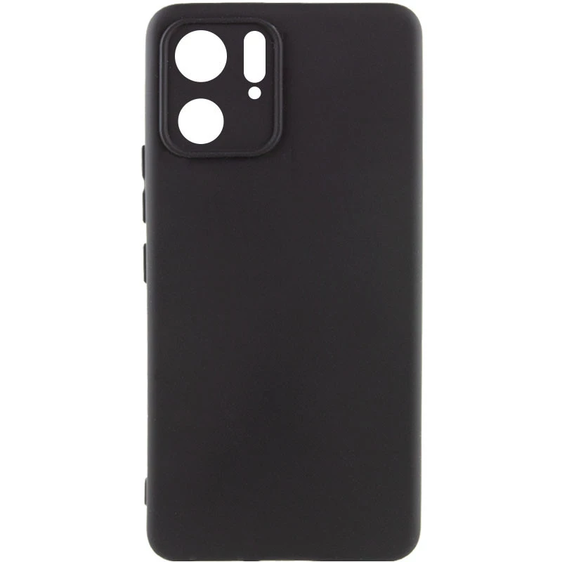 Чохол Silicone Case Lakshmi Plus з закритою камерою на Motorola Edge 40 – Чорний / Black. Фото 1 з 3
