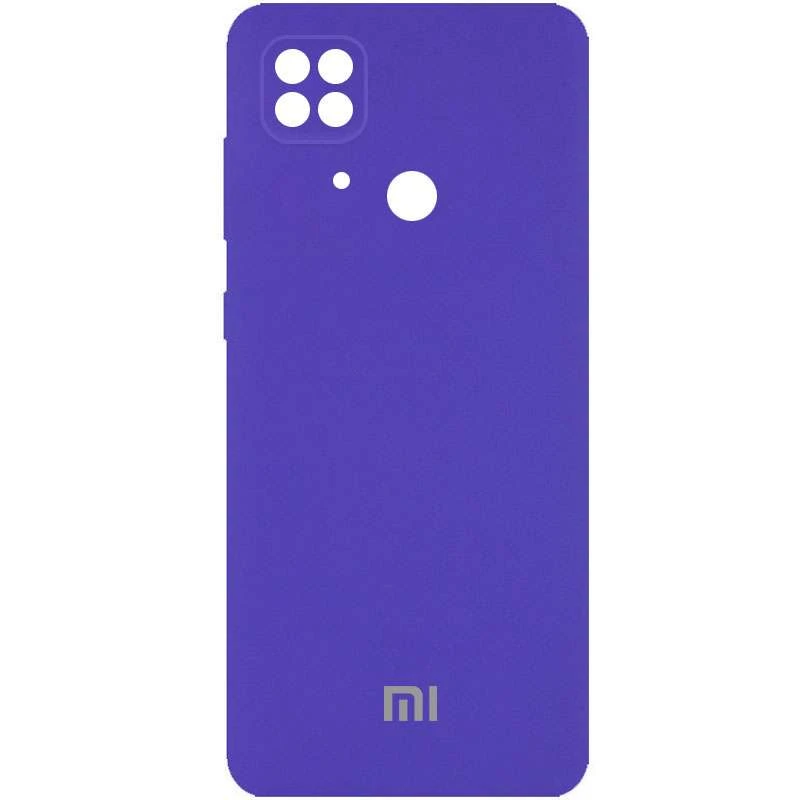 

Чехол Silicone Case с закрытым низом и защитой камеры для Xiaomi Redmi 10C (Фиолетовый / Purple), Фіолетовий / purple