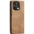 Шкіряний чохол-книжка CaseMe Velvet Nubuck для Xiaomi Redmi Note 13 4G – Brown. Фото 5 з 6