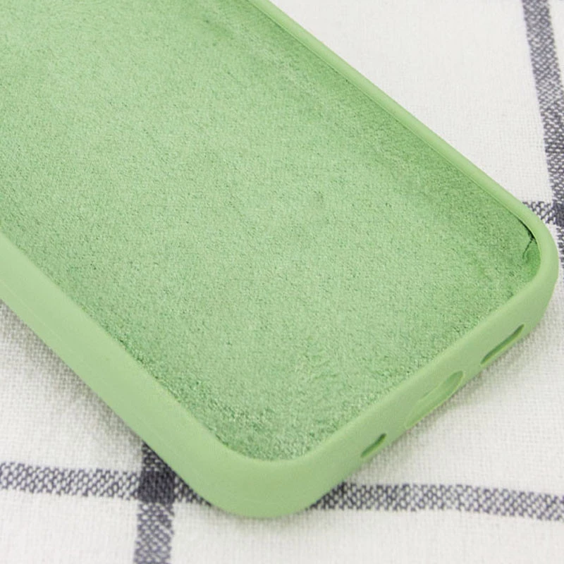 Чохол з закритим низом Silicone Case на Apple iPhone XR (6.1") – М'ятний / Mint. Фото 3 з 3