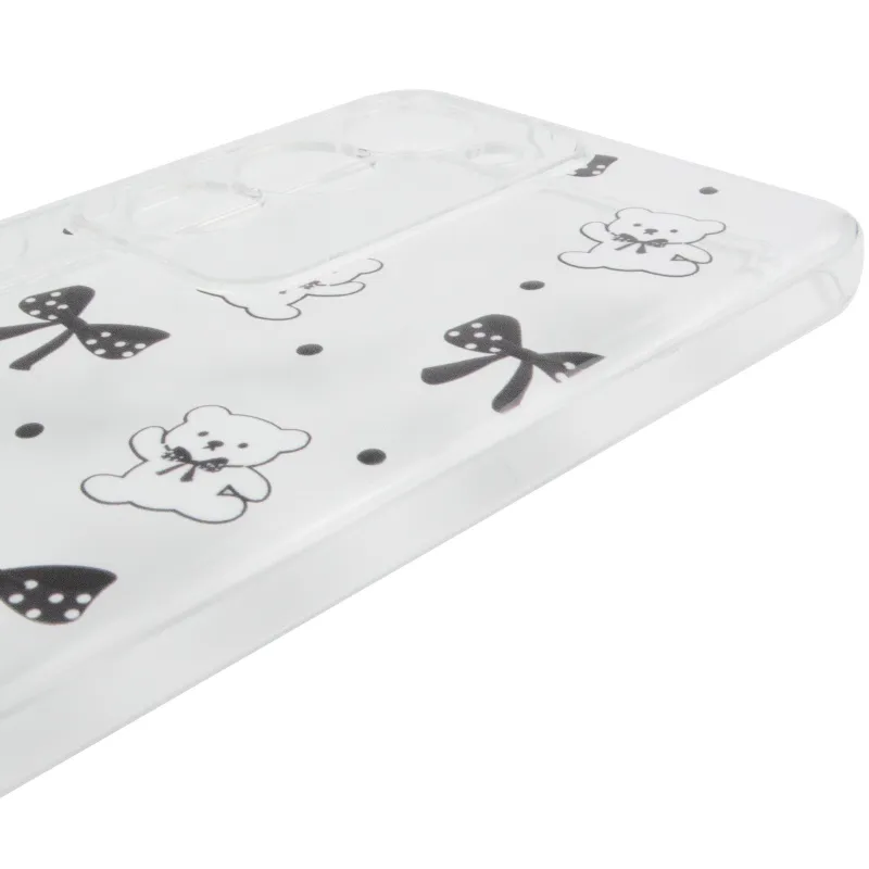 Чехол TPU Clear Joy для Xiaomi Redmi 15 4G (Global) / 5G – Teddy Bows. Фото 5 из 6