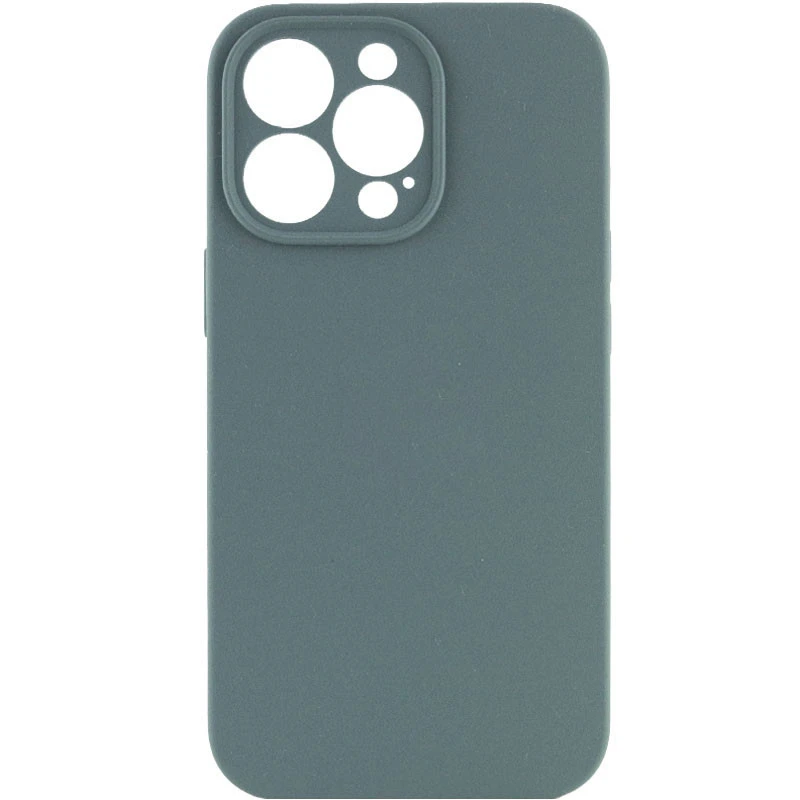 Чехол Silk Full Camera Protective (AA) NO LOGO для Apple iPhone 14 Pro (6.1") – Зеленый / Pine green. Фото 1 из 3